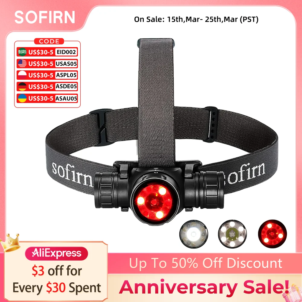 Czołówka Sofirn HS21 2000lm