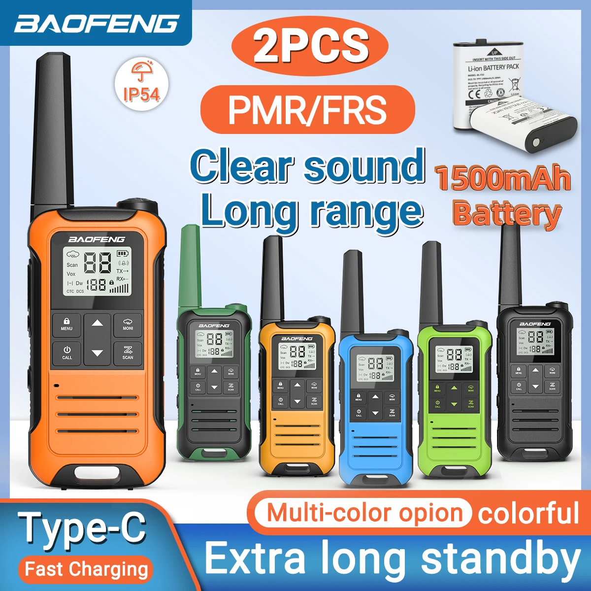 Baofeng F22 Mini PMR (2 szt)