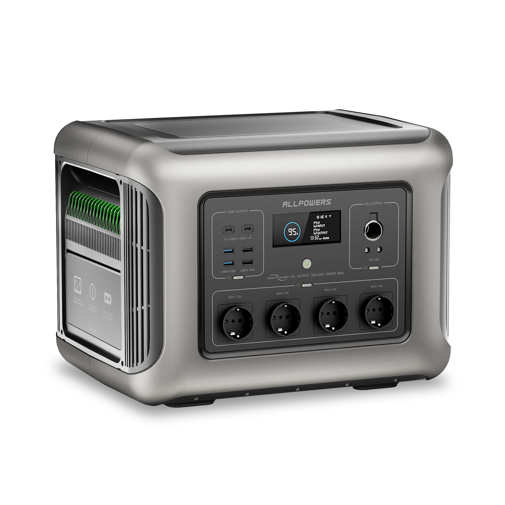 ALLPOWERS R2500 Przenośna Stacja Zasilania 1920Wh Bateria LiFePO4 2500W Awaryjne Zasilanie Domowe i Zewnętrzne do Kamperów i Podróży