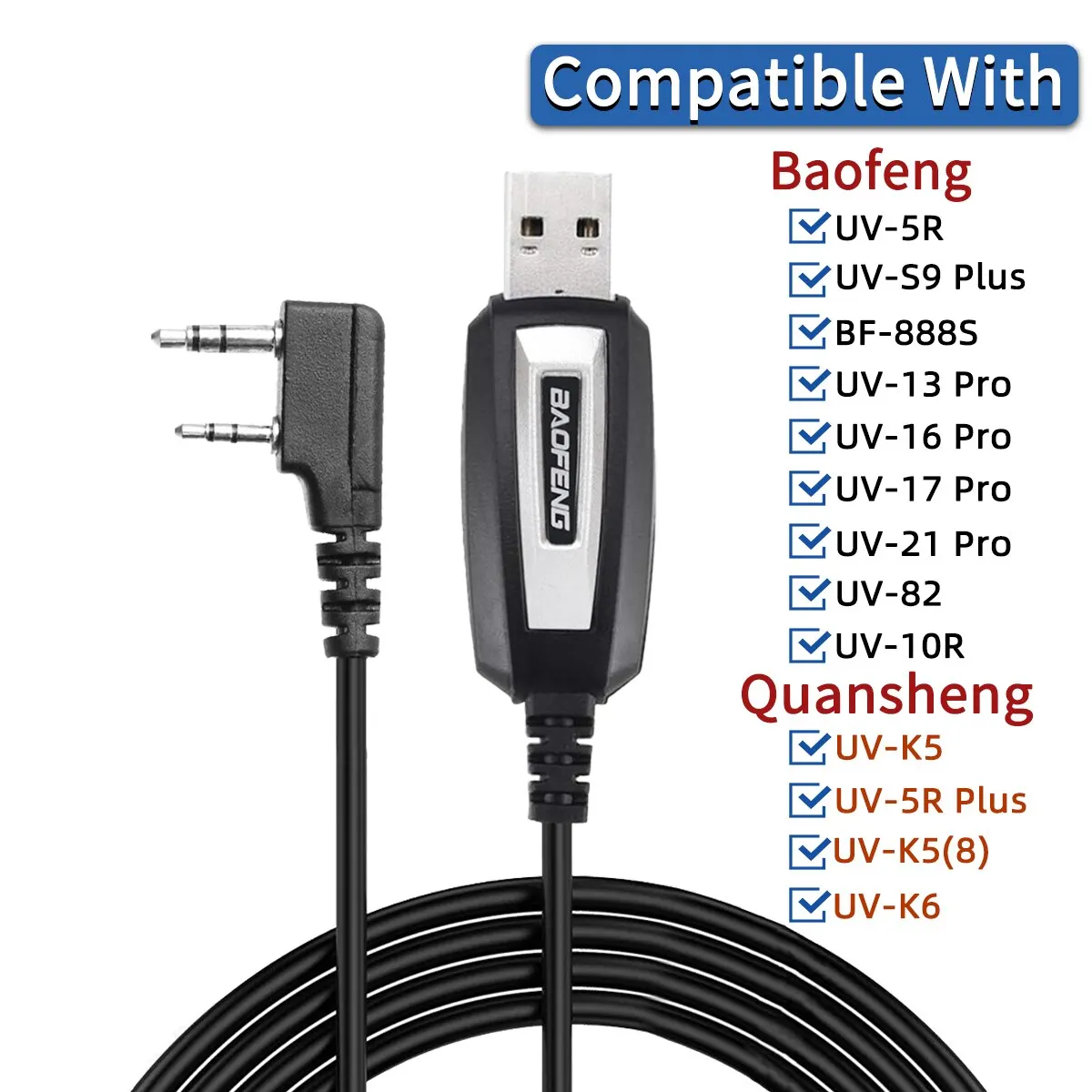 Kabel USB do programowania Baofeng