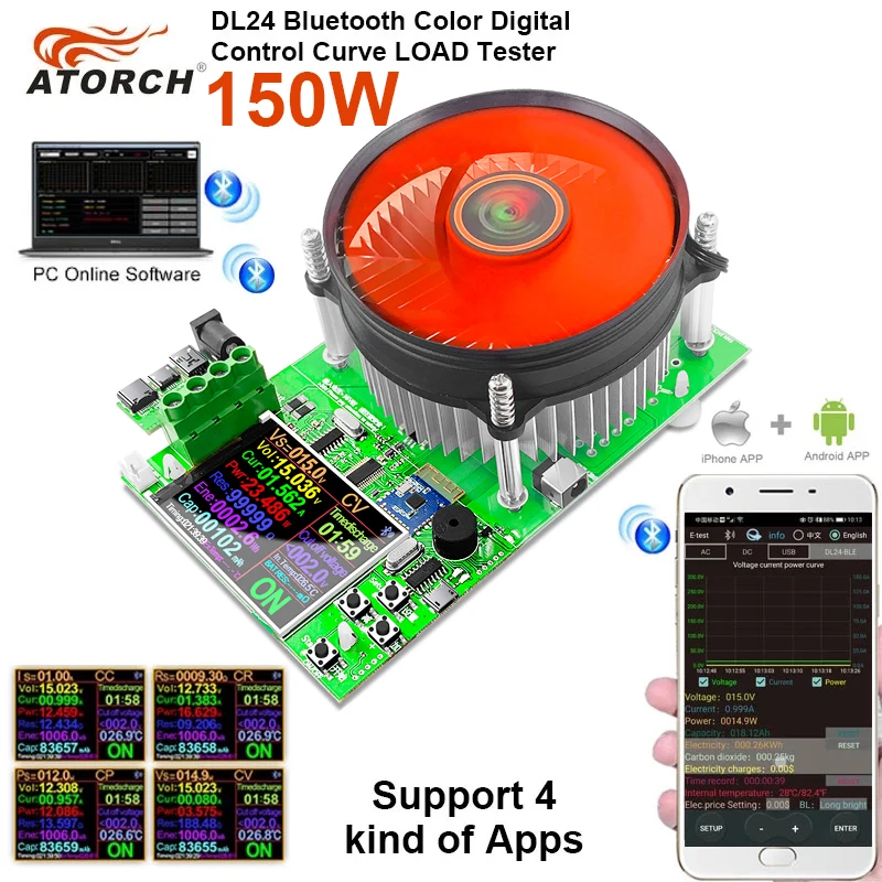 Tester baterii 150W USB